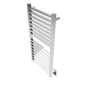 Amba Products Q2142P Quadro 16-Bar Hardwired Towel Warmer - 4.375 x 21.25 x 42.625 in. - Polished Finish