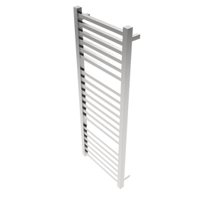 Amba Products Q2154B Quadro 20-Bar Hardwired Towel Warmer - 4.375 x 21.25 x 54.375 in. - Brushed Finish