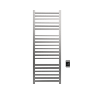 Amba Products Q2154B Quadro 20-Bar Hardwired Towel Warmer - 4.375 x 21.25 x 54.375 in. - Brushed Finish