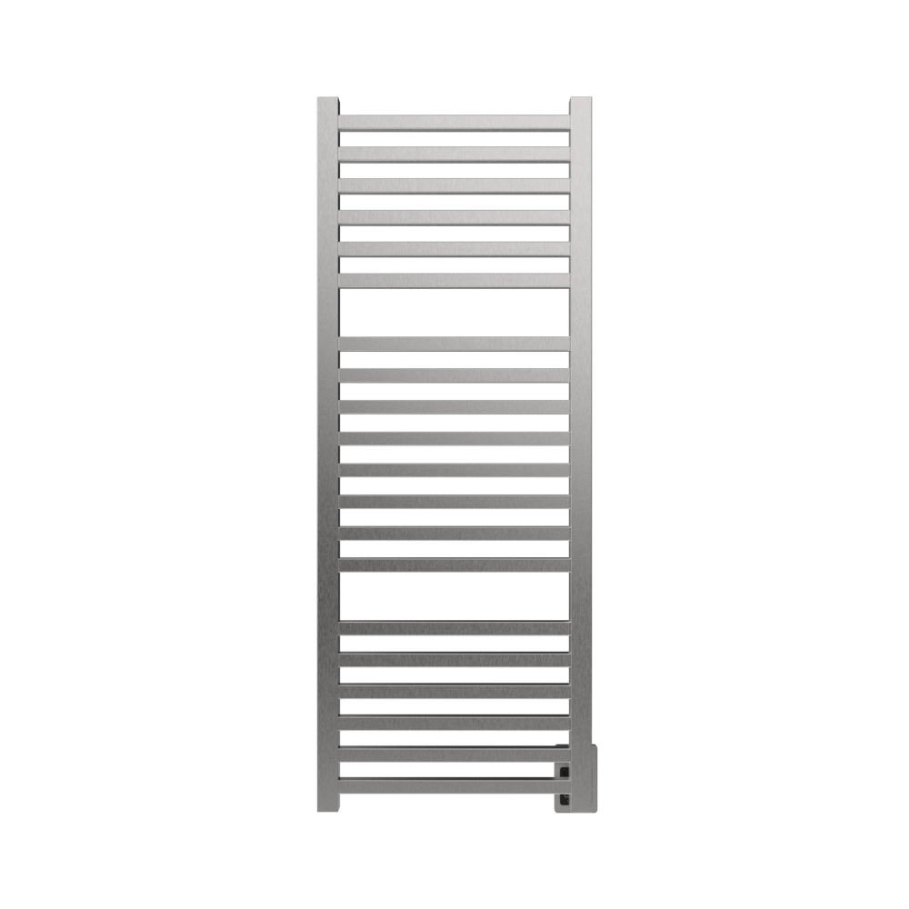 Amba Products Q2154B Quadro 20-Bar Hardwired Towel Warmer - 4.375 x 21.25 x 54.375 in. - Brushed Finish