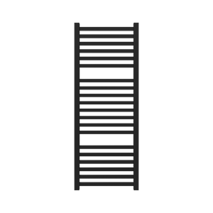 Amba Products Q2154MB Quadro 20-Bar Hardwired Towel Warmer - 4.375 x 21.25 x 54.375 in. - Matte Black Finish