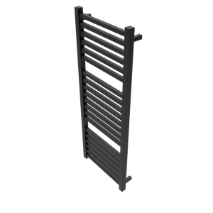 Amba Products Q2154MB Quadro 20-Bar Hardwired Towel Warmer - 4.375 x 21.25 x 54.375 in. - Matte Black Finish
