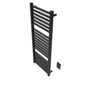 Amba Products Q2154MB Quadro 20-Bar Hardwired Towel Warmer - 4.375 x 21.25 x 54.375 in. - Matte Black Finish