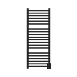 Amba Products Q2154MB Quadro 20-Bar Hardwired Towel Warmer - 4.375 x 21.25 x 54.375 in. - Matte Black Finish