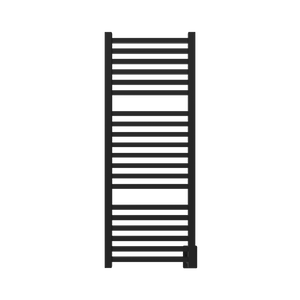 Amba Products Q2154MB Quadro 20-Bar Hardwired Towel Warmer - 4.375 x 21.25 x 54.375 in. - Matte Black Finish