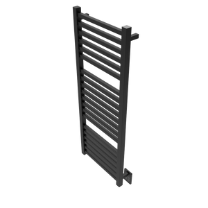 Amba Products Q2154MB Quadro 20-Bar Hardwired Towel Warmer - 4.375 x 21.25 x 54.375 in. - Matte Black Finish