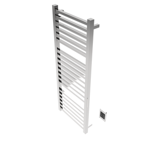 Amba Products Q2154P Quadro 20-Bar Hardwired Towel Warmer - 4.375 x 21.25 x 54.375 in. - Polished Finish