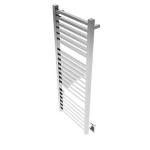 Amba Products Q2154P Quadro 20-Bar Hardwired Towel Warmer - 4.375 x 21.25 x 54.375 in. - Polished Finish