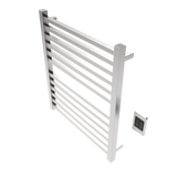 Amba Products Q2932B Quadro 12-Bar Hardwired Towel Warmer - 4.375 x 29.125 x 33.125 in. - Brushed Finish