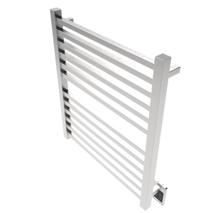 Amba Products Q2932B Quadro 12-Bar Hardwired Towel Warmer - 4.375 x 29.125 x 33.125 in. - Brushed Finish