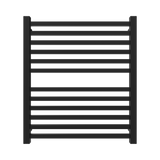 Amba Products Q2932MB Quadro 12-Bar Hardwired Towel Warmer - 4.375 x 29.125 x 33.125 in. - Matte Black Finish