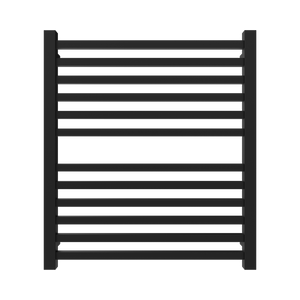 Amba Products Q2932MB Quadro 12-Bar Hardwired Towel Warmer - 4.375 x 29.125 x 33.125 in. - Matte Black Finish
