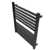 Amba Products Q2932MB Quadro 12-Bar Hardwired Towel Warmer - 4.375 x 29.125 x 33.125 in. - Matte Black Finish