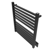 Amba Products Q2932MB Quadro 12-Bar Hardwired Towel Warmer - 4.375 x 29.125 x 33.125 in. - Matte Black Finish