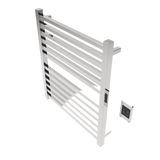 Amba Products Q2932P Quadro 12-Bar Hardwired Towel Warmer - 4.375 x 29.125 x 33.125 in. - Polished Finish