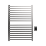 Amba Products Q2942B Quadro 16-Bar Hardwired Towel Warmer - 4.375 x 29.125 x 42.625 in. - Brushed Finish