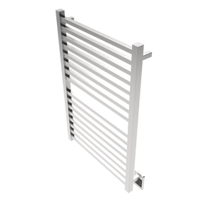 Amba Products Q2942B Quadro 16-Bar Hardwired Towel Warmer - 4.375 x 29.125 x 42.625 in. - Brushed Finish