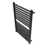 Amba Products Q2942MB Quadro 16-Bar Hardwired Towel Warmer - 4.375 x 29.125 x 42.625 in. - Matte Black Finish