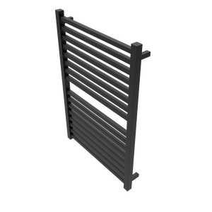 Amba Products Q2942MB Quadro 16-Bar Hardwired Towel Warmer - 4.375 x 29.125 x 42.625 in. - Matte Black Finish