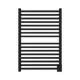 Amba Products Q2942MB Quadro 16-Bar Hardwired Towel Warmer - 4.375 x 29.125 x 42.625 in. - Matte Black Finish