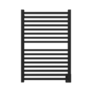 Amba Products Q2942MB Quadro 16-Bar Hardwired Towel Warmer - 4.375 x 29.125 x 42.625 in. - Matte Black Finish