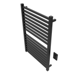 Amba Products Q2942MB Quadro 16-Bar Hardwired Towel Warmer - 4.375 x 29.125 x 42.625 in. - Matte Black Finish