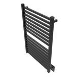 Amba Products Q2942MB Quadro 16-Bar Hardwired Towel Warmer - 4.375 x 29.125 x 42.625 in. - Matte Black Finish