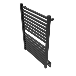Amba Products Q2942MB Quadro 16-Bar Hardwired Towel Warmer - 4.375 x 29.125 x 42.625 in. - Matte Black Finish