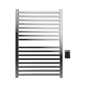 Amba Products Q2942P Quadro 16-Bar Hardwired Towel Warmer - 4.375 x 29.125 x 42.625 in. - Polished Finish