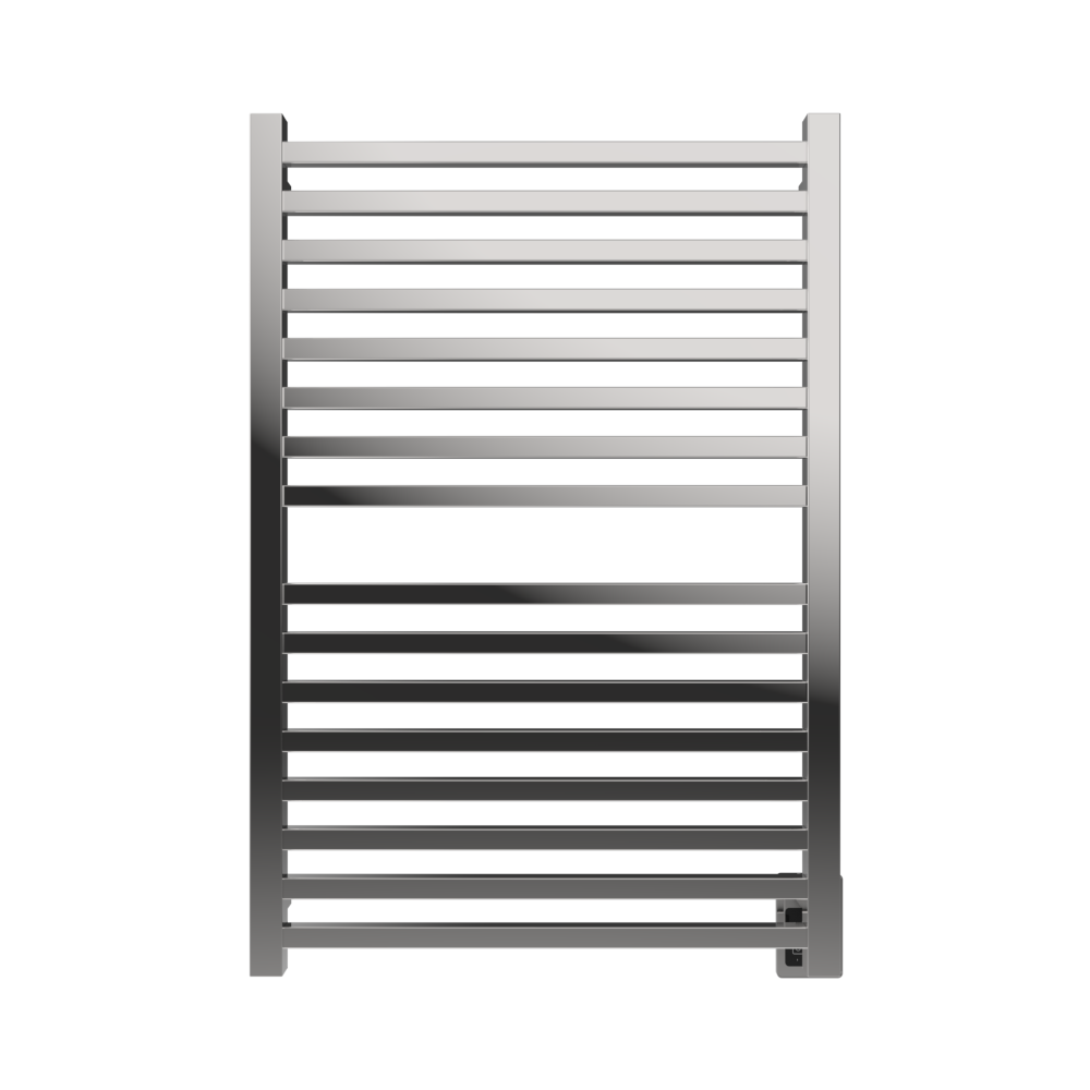 Amba Products Q2942P Quadro 16-Bar Hardwired Towel Warmer - 4.375 x 29.125 x 42.625 in. - Polished Finish