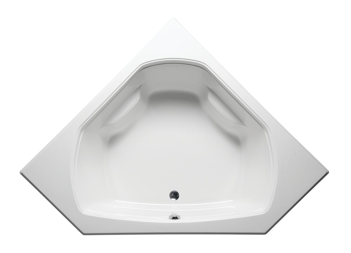 Americh QU6060TA2-WH Quantum Corner 6060 - Tub Only / Airbath 2 - White