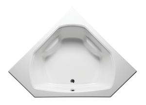 Americh QU6060TA2-WH Quantum Corner 6060 - Tub Only / Airbath 2 - White