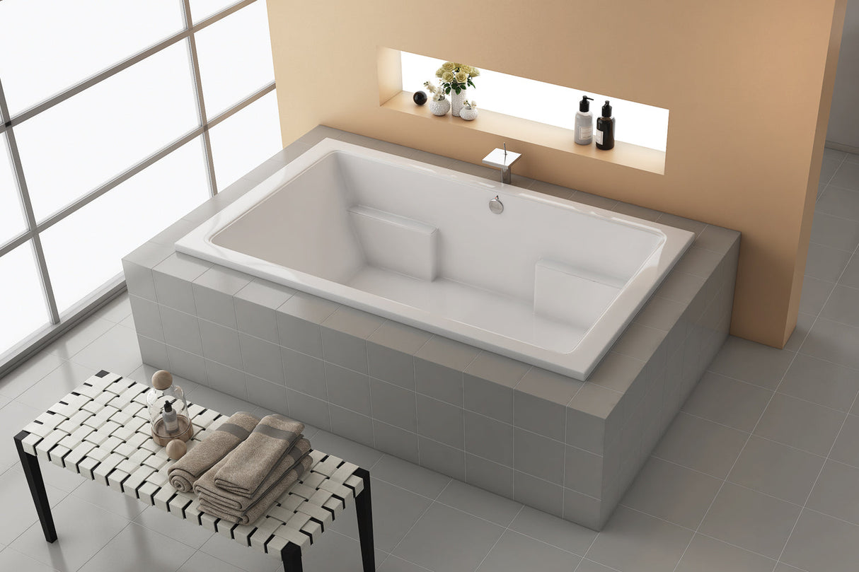 Americh QU6042TA2-BI Quantum 6042 - Tub Only / Airbath 2 - Biscuit