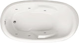 Hydro Systems QUA6333SWP-BIS QUARTZ 6333 STON W/ WHIRLPOOL SYSTEM - BISCUIT