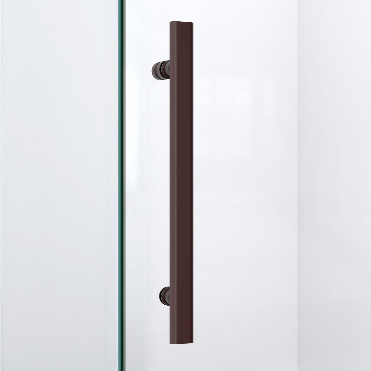 DreamLine Prism Plus 40 in. x 74 3/4 in. Frameless Neo-Angle Shower Enclosure in Oil Rubbed Bronze with White Base