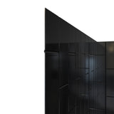 DreamLine QWALL-VS 41-1/2 in. W x 41-1/2 in. D x 76 in. H Acrylic Corner Wall Kit in Black