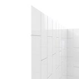 DreamLine QWALL-VS 41-1/2 in. W x 41-1/2 in. D x 76 in. H Acrylic Corner Wall Kit in White