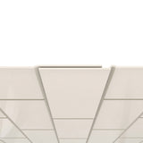 DreamLine QWALL-VS 56-60 in. W x 36 in. D x 62 in. H Acrylic Wall Kit in Biscuit