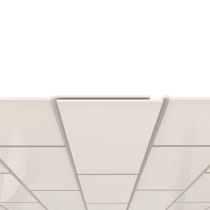DreamLine QWALL-VS 56-60 in. W x 36 in. D x 62 in. H Acrylic Wall Kit in Biscuit
