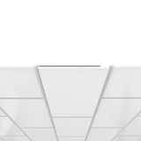 DreamLine Visions 56-60 in. W x 60 in. H Sliding Tub Door and White Wall Kit in Chrome