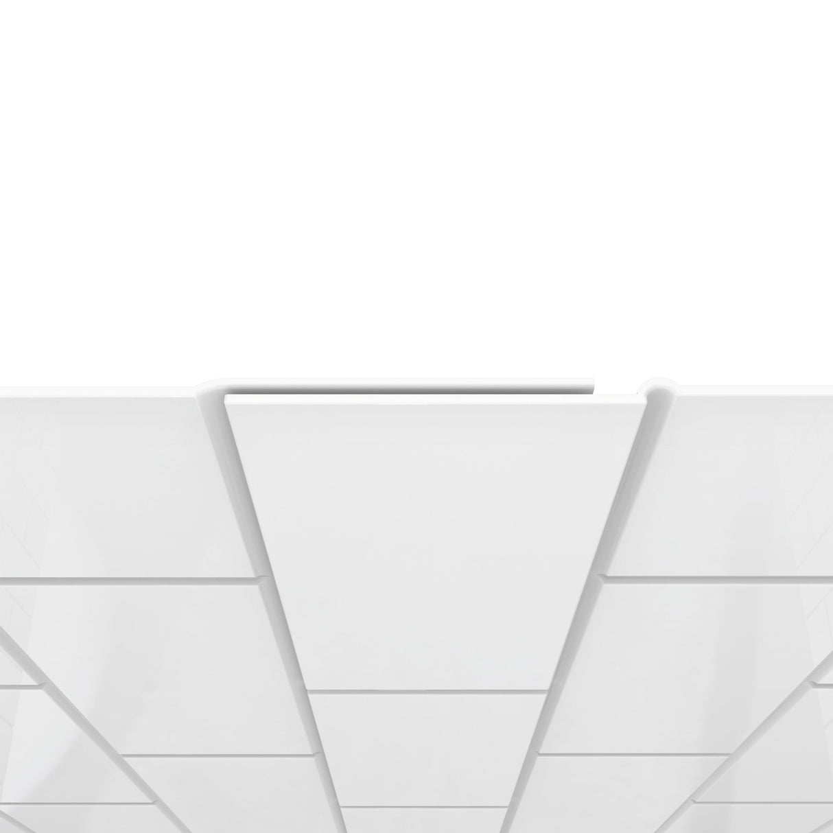 DreamLine Infinity-Z 56-60 in. W x 60 in. H Sliding Tub Door and White Wall Kit in Brushed Nickel and Clear Glass