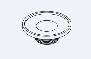 Infinity Drain R 52 5” Round Stainless Steel 2” Throat