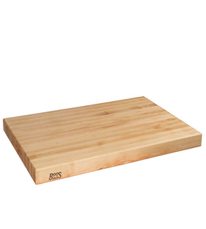 John Boos RA06 Maple Wood Cutting Board for Kitchen Prep 30 Inches x 23 Inches, 2.25 Thick Reversible End Grain Rectangular Charcuterie Block 30X23.25X2.25 MPL-EDGE GR-REV-GRIPS