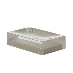 Decorative Light Turtledove Square Soap Holder