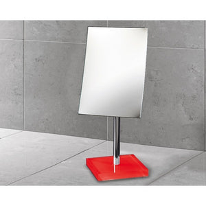 Countertop Makeup Mirror, 2.5x, Red
