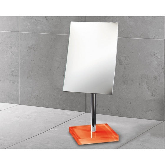 Countertop Makeup Mirror, 2.5x, Orange