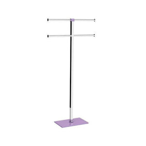 Towel Rack, Resin and Steel, Lilac