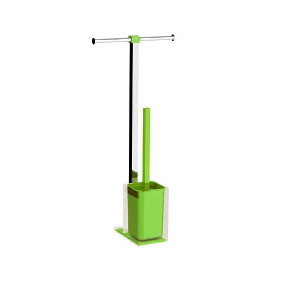 Steel and Resin Bathroom Butler in Green
