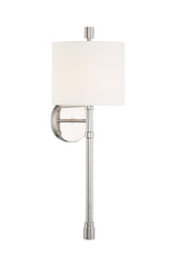 Rachel 1 Light Polished Nickel Sconce RAC-A3501-PN