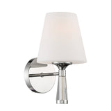 Ramsey 1 Light Polished Nickel Sconce RAM-A3401-PN
